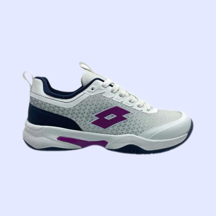 Giày Pickleball/ Tennis LOTTO ETRE White/Purple