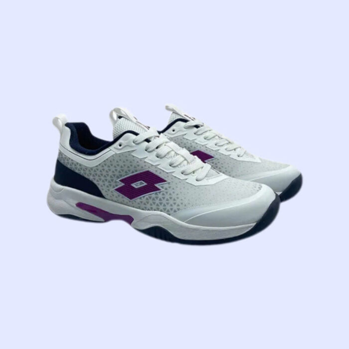 Giày Pickleball/ Tennis LOTTO ETRE White/Purple - Ảnh 3