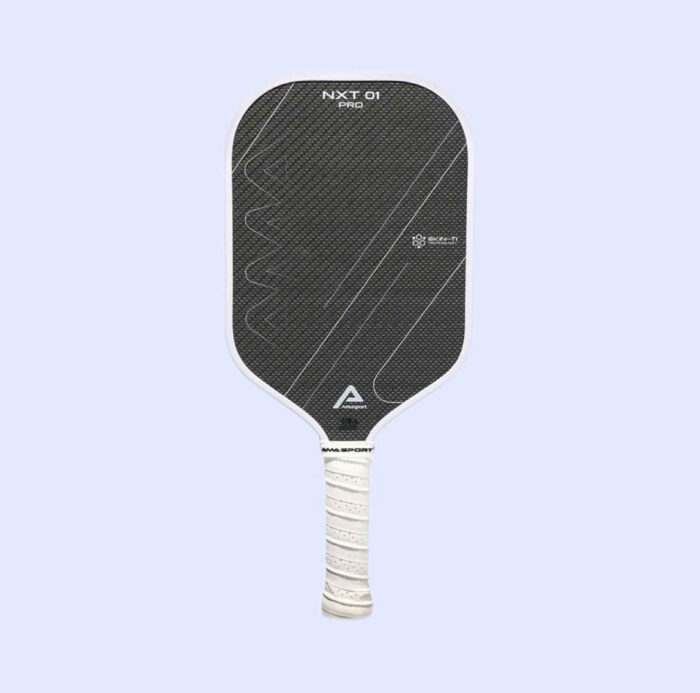 Vợt Pickleball AMA SPORT NXT 01 Pro Titanium 16mm Màu Xám Trắng