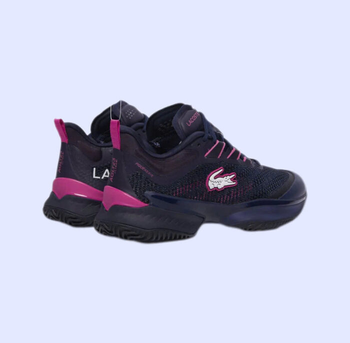 Giày Thể Thao Nữ Lacoste Ag-lt23 Ultra Court Clay Tennis Shoes 49SFA0093 05C Màu Xanh Navy Hồng - Ảnh 3