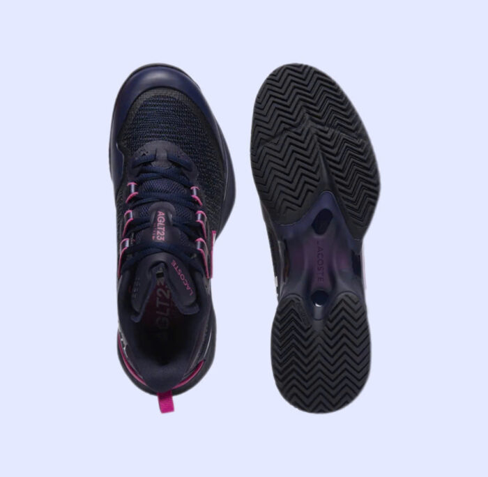 Giày Thể Thao Nữ Lacoste Ag-lt23 Ultra Court Clay Tennis Shoes 49SFA0093 05C Màu Xanh Navy Hồng - Ảnh 4